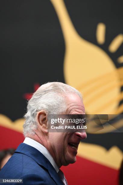 Britain's King Charles III visits the headquarters of cereal manufacturer Kellogg's marking its 100th anniversary in Manchester, north west England,...