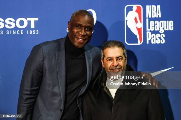 Mickael PIETRUS, former player prior the NBA Paris Game 2023 match between Detroit Pistons and Chicago Bulls at AccorHotels Arena on January 19, 2023...