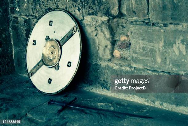 Medieval Sword And Shield High-Res Stock Photo