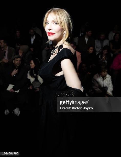 Courtney Love attends the Dior Homme Menswear Fall-Winter 2023-2024 show as part of Paris Fashion Week on January 20, 2023 in Paris, France.