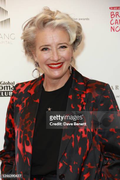 Dame Emma Thompson attends the Inspiration Awards For Women 2023 at The Landmark Hotel on January 20, 2023 in London, England.