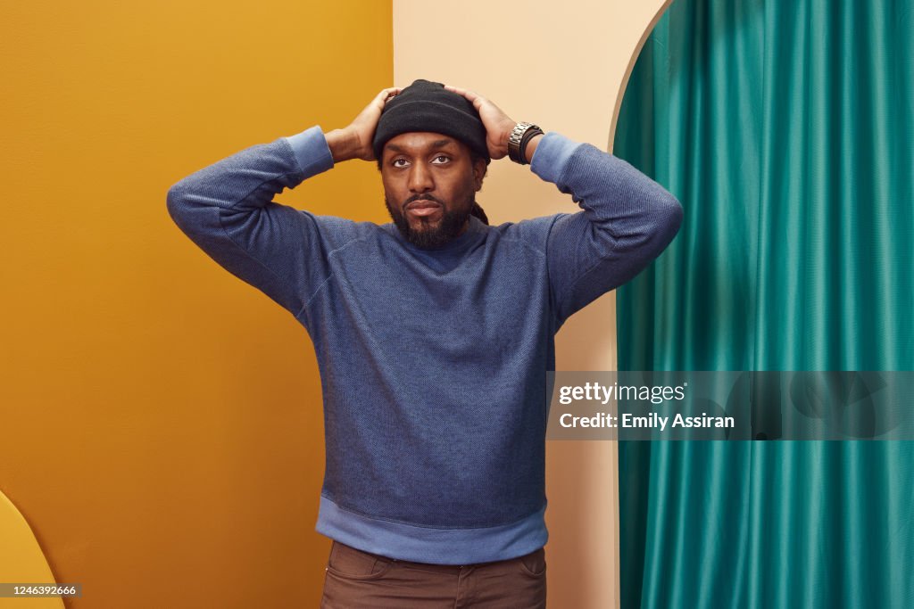 Rashad Frett of Ricky poses for a portrait at Getty Images Portrait... Nachrichtenfoto - Getty