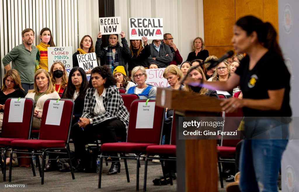 School board in Orange, CA.
