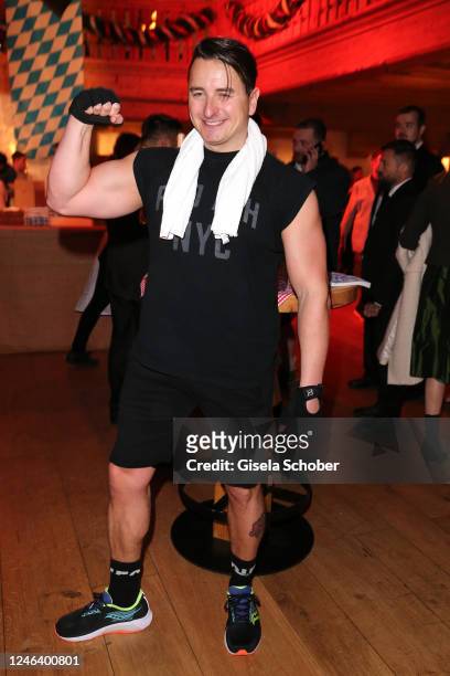 Andreas Gabalier during the 30th Weißwurstparty at Hotel Stanglwirt on January 20, 2023 in Going near Kitzbühel, Austria.
