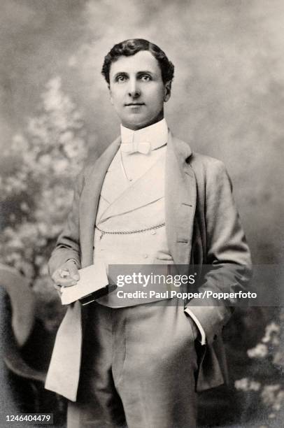 Studio portrait featuring English actor and singer Charles Hayden Coffin, circa 1900.