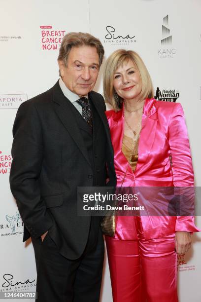 Michael Brandon and Glynis Barber attend the Inspiration Awards For Women 2023 at The Landmark Hotel on January 20, 2023 in London, England.