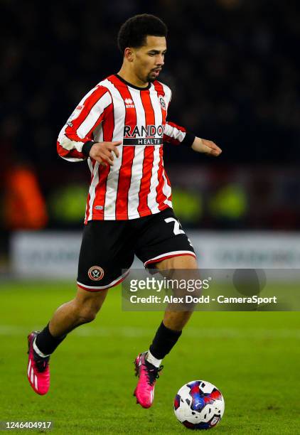 Sheffield United's Iliman Ndiaye in action during the Sky Bet Championship between Sheffield United and Hull City at Bramall Lane on January 20, 2023...