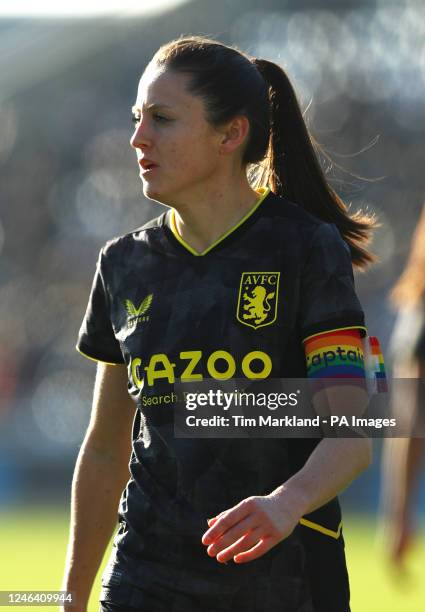 Aston Villa's Danielle Turner during the Barclays Women's Super League match at the Academy Stadium, Manchester. Picture date: Saturday January 21,...