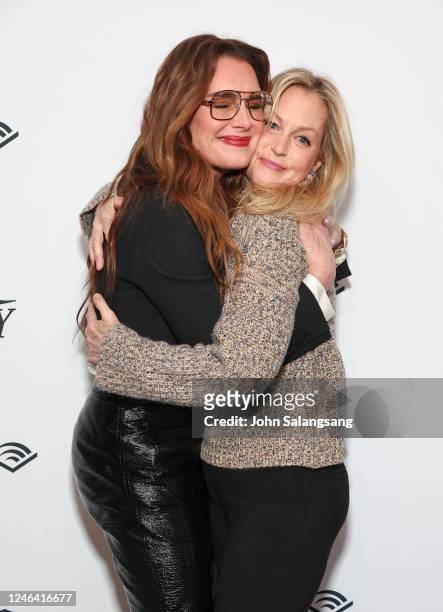 Brooke Shields and Ali Wentworth at the Variety Sundance Studio, Presented by Audible on January 21, 2023 in Park City, Utah.