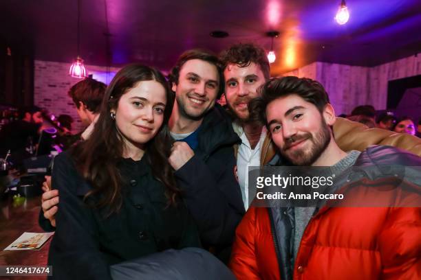 Molly Gordon, Nick Lieberman, Ben Platt, and Noah Galvin at the IndieWire Chili Party, Presented by Stanley and SAG-AFTRA held at The Cabin on...