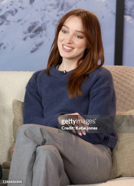 Phoebe Dynevor at the Variety Sundance Studio, Presented by Audible on January 21, 2023 in Park City, Utah.