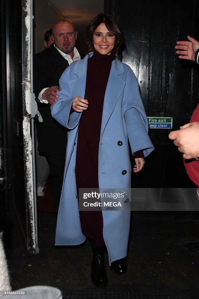 Cheryl Ann Tweedy is seen leaving The Lyric Theatre on January 21