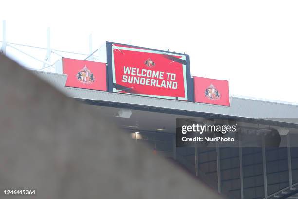 General View of the Stadium of Light during the Sky Bet Championship match between Sunderland and Middlesbrough at the Stadium Of Light, Sunderland...