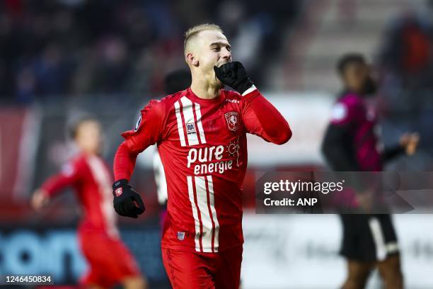 Vaclav Cerny of FC Twente reacts during the Dutch premier league match between FC Twente and FC Utrecht at Stadion De Grolsch Veste on January 22,...