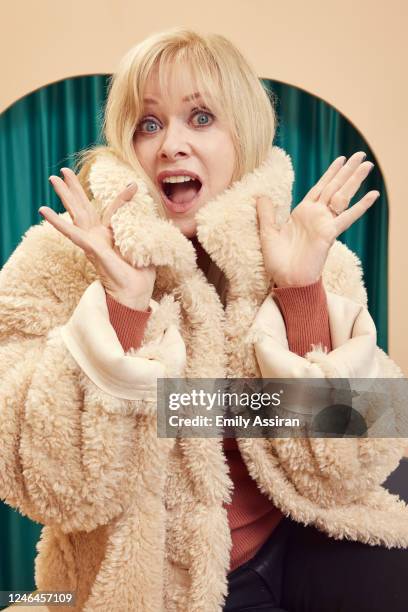 Barbara Crampton of Onyx the Fortuitous and the Talisman of Souls poses for a portrait at Getty Images Portrait Studio at Stacy's Roots to Rise...