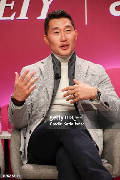 Daniel Dae Kim at Variety x Audible Cocktails and Conversations on January 22, 2023 in Park City, Utah.