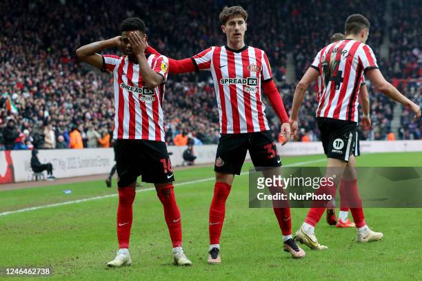 During the Sky Bet Championship match between Sunderland and Middlesbrough at the Stadium Of Light, Sunderland on Sunday 22nd January 2023.