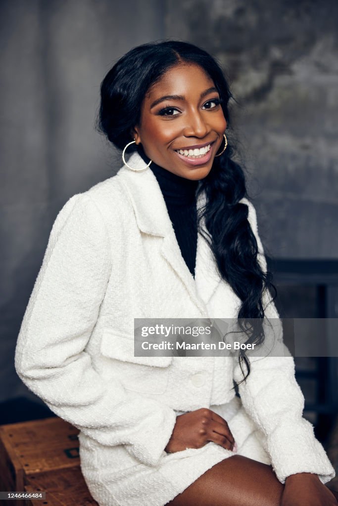 Tabyana Ali of ABCs General Hospital poses for a portrait for TV