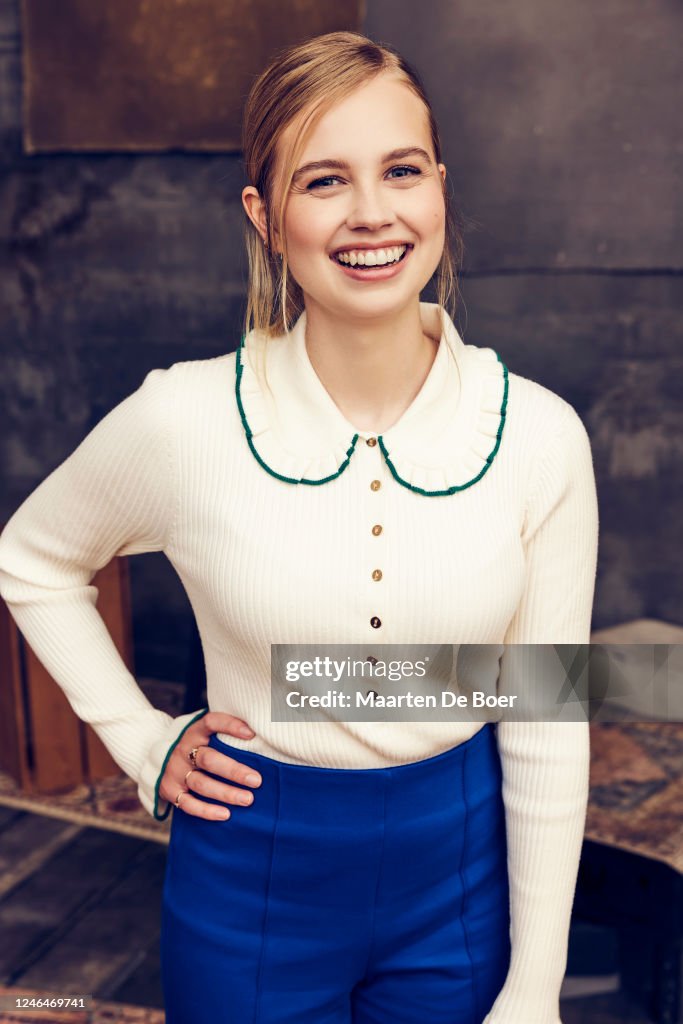 Angourie Rice Rear Angourie Rice of Apple TV+'s The Last Thing He Told Me poses for a ...
