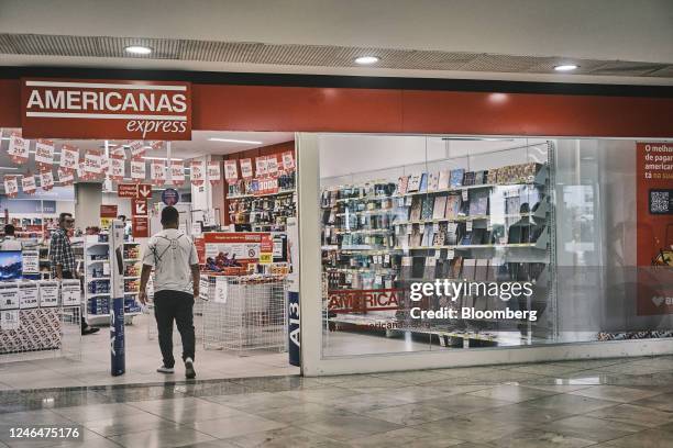 An Americanas store in Brasilia, Brazil, on Friday, Jan. 20, 2023. Americanas SA imploded following a revelation that it was hiding more than 20...