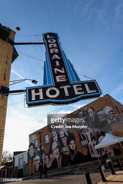 An exterior view of the of the National Civil Rights Museum on January 15, 2023 at the National Civil Rights Museum at the Lorraine Motel in Memphis,...