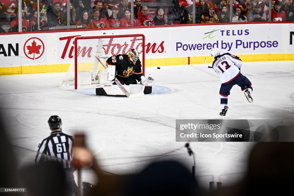 NHL: JAN 23 Blue Jackets at Flames