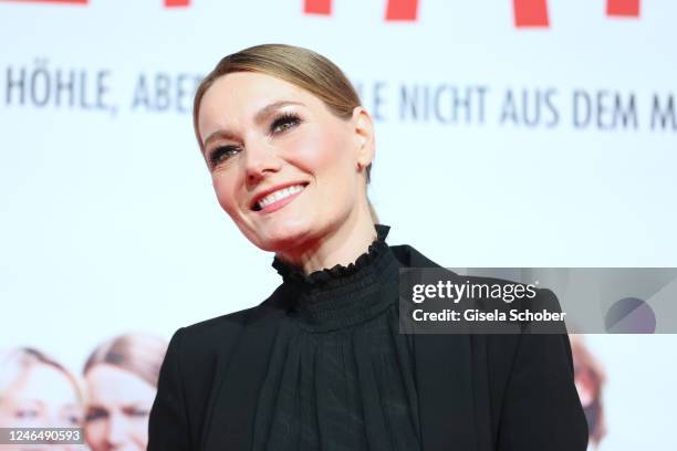 Martina Hill during the premiere of the new Constantin Film movie "Caveman" at Bayerischer Hof/Arri Kino on January 23, 2023 in Munich, Germany.