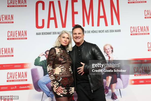 Martina Hill, Guido Maria Kretschmer during the premiere of the new Constantin Film movie "Caveman" at Bayerischer Hof/Arri Kino on January 23, 2023...