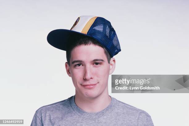 Portrait of American Rapper Ad-Rock , of the group Beastie Boys, 1987.