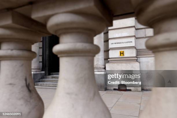 The headquarters of HM Revenue and Customs in the Westminster district of London, UK, on Tuesday, Jan. 24, 2023. The UK tax system allows people to...