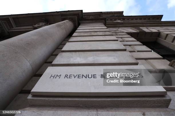 The headquarters of HM Revenue and Customs in the Westminster district of London, UK, on Tuesday, Jan. 24, 2023. The UK tax system allows people to...