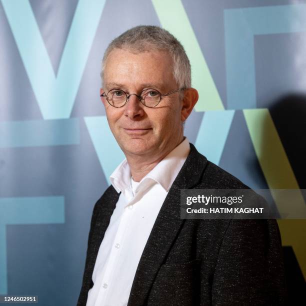 Managing director Koen Van Bockstal poses for the photographer during a press moment at the VAF Vlaams Audiovisueel Fonds headquarters in Brussels,...