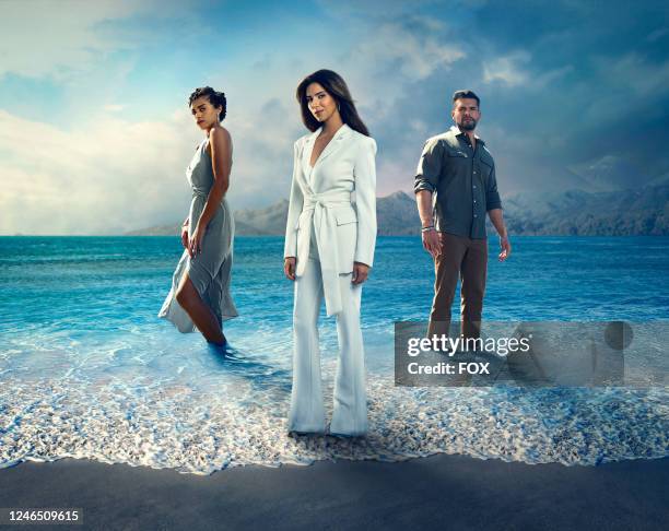 Kiara Barnes, Roselyn Sanchez and John G. Rodriquez. CR: Michael Becker / FOX.