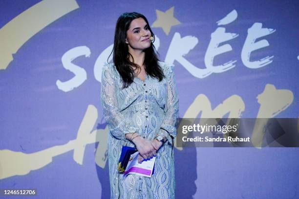 Cecile GRES of France TV during La Soiree des Champions of INSEP at INSEP on January 24, 2023 in Vincennes, France.