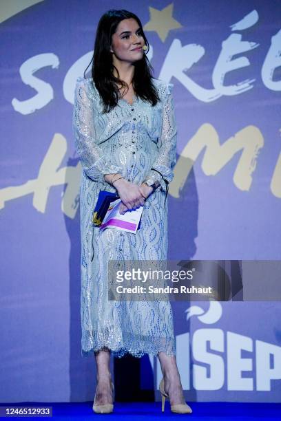 Cecile GRES of France TV during La Soiree des Champions of INSEP at INSEP on January 24, 2023 in Vincennes, France.