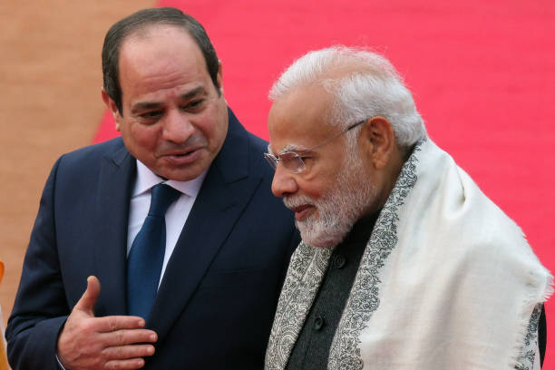 IND: Egyptian President Abdel-Fattah El-Sisi Visits India