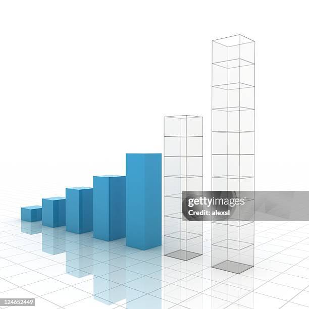 growth chart planning - bar chart stock pictures, royalty-free photos & images