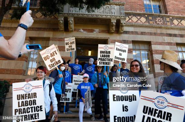 CALIFORNIAJan. 25, 2023UCLA lab school students, teachers, and supporters march through UCLA campus to the deans office on Jan. 25, 2023. They are on...