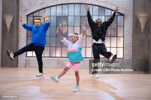 Billy Porter and James Corden take a Toddlerography dance class on The Late Late Show with James Corden airing Tuesday, January 24, 2023.