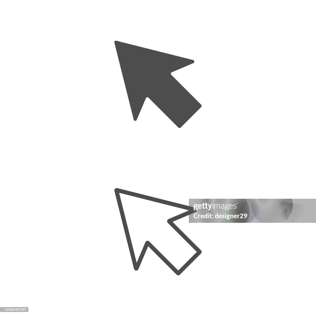 Point Mouse Click Mouse Click Pointer Vector Design High-Res Vector Graphic - Getty Images