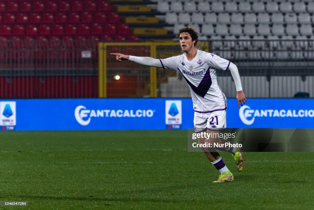 Niccolo Falconi of ACF Fiorentina U19 in action during the Supercoppa  News Photo - Getty Images
