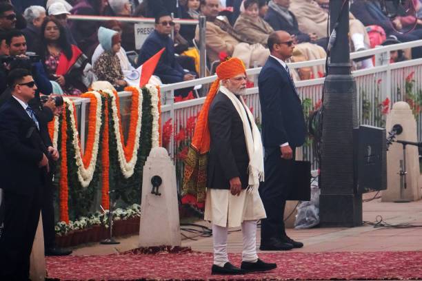 IND: India PM Narendra Modi Attends Republic Day Parade in New Delhi
