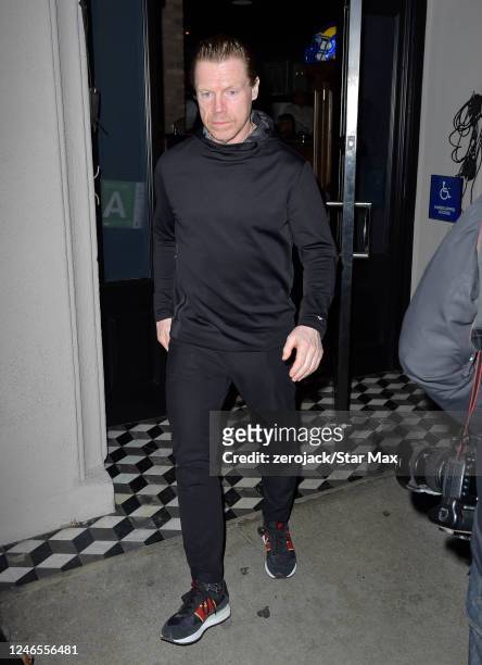 Kris Draper is seen on January 25, 2022 in Los Angeles, California.