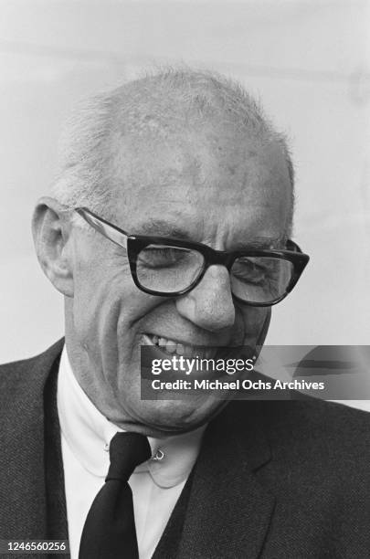 American paediatrician Dr Benjamin Spock , April 1968.