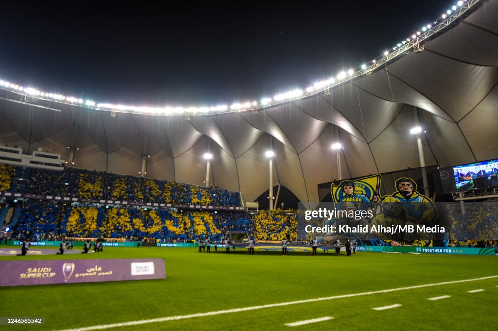 A General View Of The Stadium With Fans Display During The Saudi a-general-view-of-the-stadium-with-fans-display-during-the-saudi