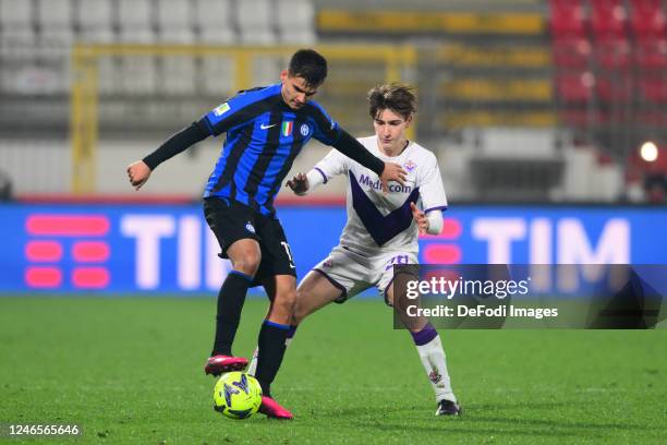 Michael Olabode Kayode of ACF Fiorentina U19 in action during the News Photo - Getty Images