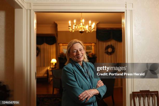 Gov. Janet Mills at the Blaine House.