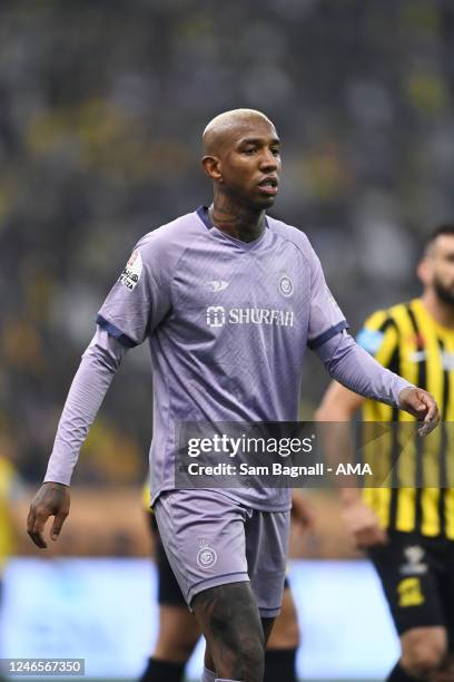 Anderson Talisca of Al Nassr FC during the Saudi Super Cup match between Al Ittihad and Al Nassr at King Fahd International Stadium on January 26,...