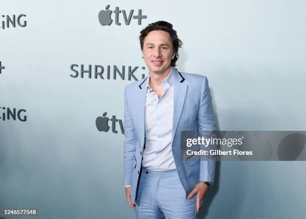 Zach Braff at the premiere of Apple's "Shrinking" held at Directors Guild of America on January 26, 2023 in Los Angeles, California.