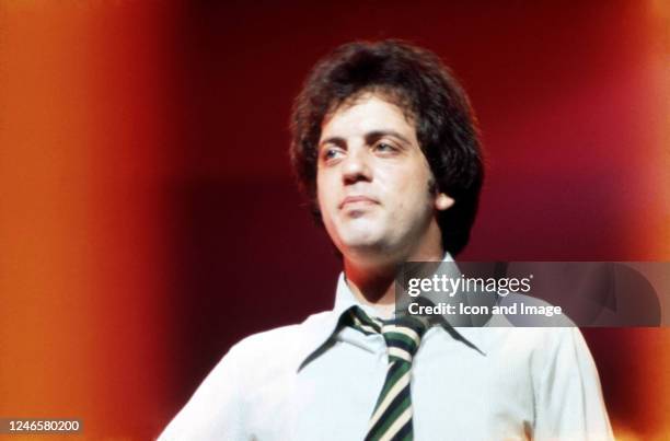 American singer-songwriter, composer, and pianist Billy Joel plays Madison Square Garden in New York, NY, June 1980.